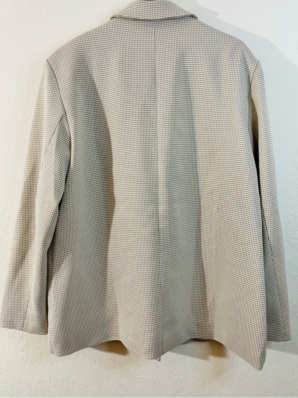 TRNY Houndstooth Single-Button Blazer Suit Jacket Women XL Old Money Preppy - Picture 2 of 8